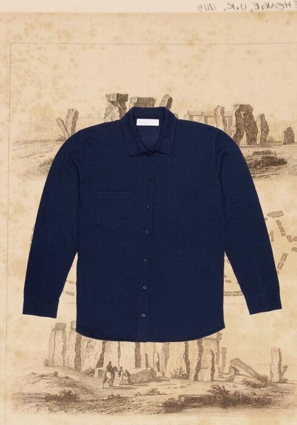 100% Baby Alpaca Sweater, Wool Sweater, Hesperios Sweater, Hesperios Knitwear, High-Quality Knitwear, Sustainable Wool Sweater, Sustainable Knitwear, Unisex Sweater, World's Best Sweater, Elevated Knitwear, Finest Wool Sweater, World’s Best Sweater, Blue Sweater. Button Down Shirt.