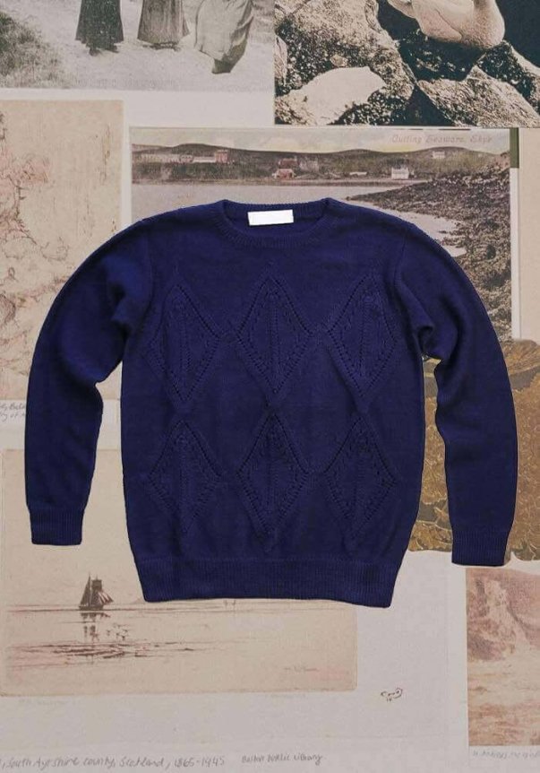 100% Baby Alpaca Sweater, Wool Sweater, Hesperios Sweater, Hesperios Knitwear, High-Quality Knitwear, Sustainable Wool Sweater, Sustainable Knitwear, Unisex Sweater, World's Best Sweater, Elevated Knitwear, Finest Wool Sweater, World’s Best Sweater, Blue Sweater.