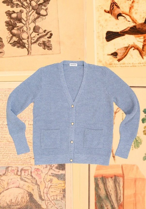 100% Baby Alpaca Cardigan Sweater, Wool Sweater, Hesperios Sweater, Hesperios Knitwear, High-Quality Knitwear, Sustainable Wool Sweater, Sustainable Knitwear, Unisex Sweater, World's Best Sweater, Elevated Knitwear, Finest Wool Sweater, World’s Best Sweater, Blue Sweater., Cardigan.