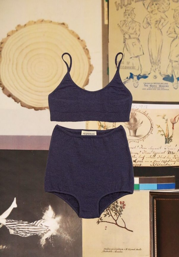 100% Baby Alpaca Undergarment, Bra and Undys, Wool Sweater, Hesperios Sweater, Hesperios Knitwear, High-Quality Knitwear, Sustainable Wool Sweater, Sustainable Knitwear, Unisex Sweater, World's Best Sweater, Elevated Knitwear, Finest Wool Sweater, World’s Best Sweater, Blue Sweater.