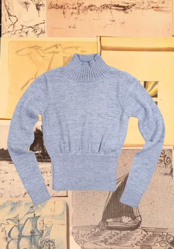 100% Baby Alpaca Sweater, Wool Sweater, Hesperios Sweater, Hesperios Knitwear, High-Quality Knitwear, Sustainable Wool Sweater, Sustainable Knitwear, Unisex Sweater, World's Best Sweater, Elevated Knitwear, Finest Wool Sweater, World’s Best Sweater, Blue Sweater.