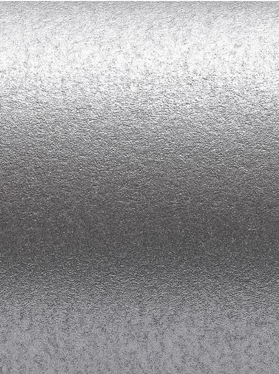 Silver metallic paper color sample for Hesperios lighting
