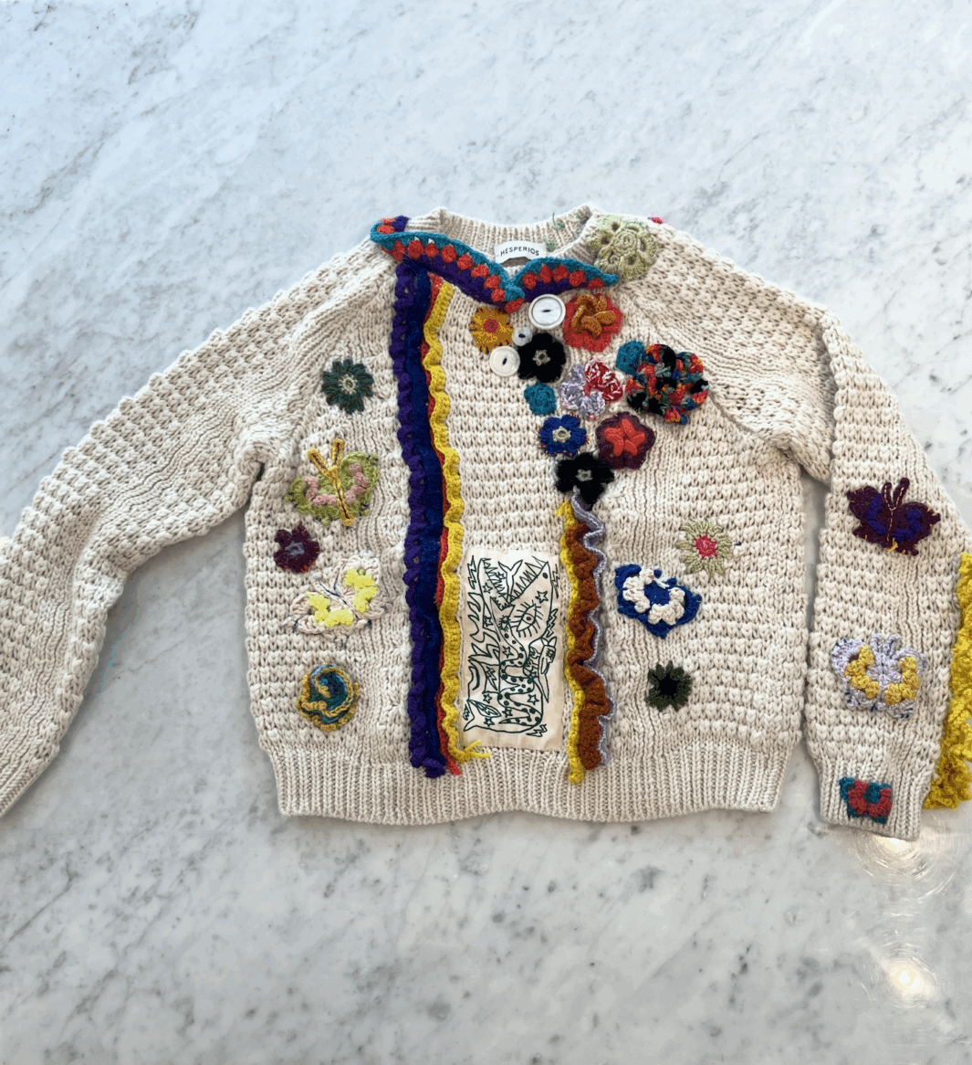 Hesperios and Jim Drain Limited-Edition Embroidered Sweater